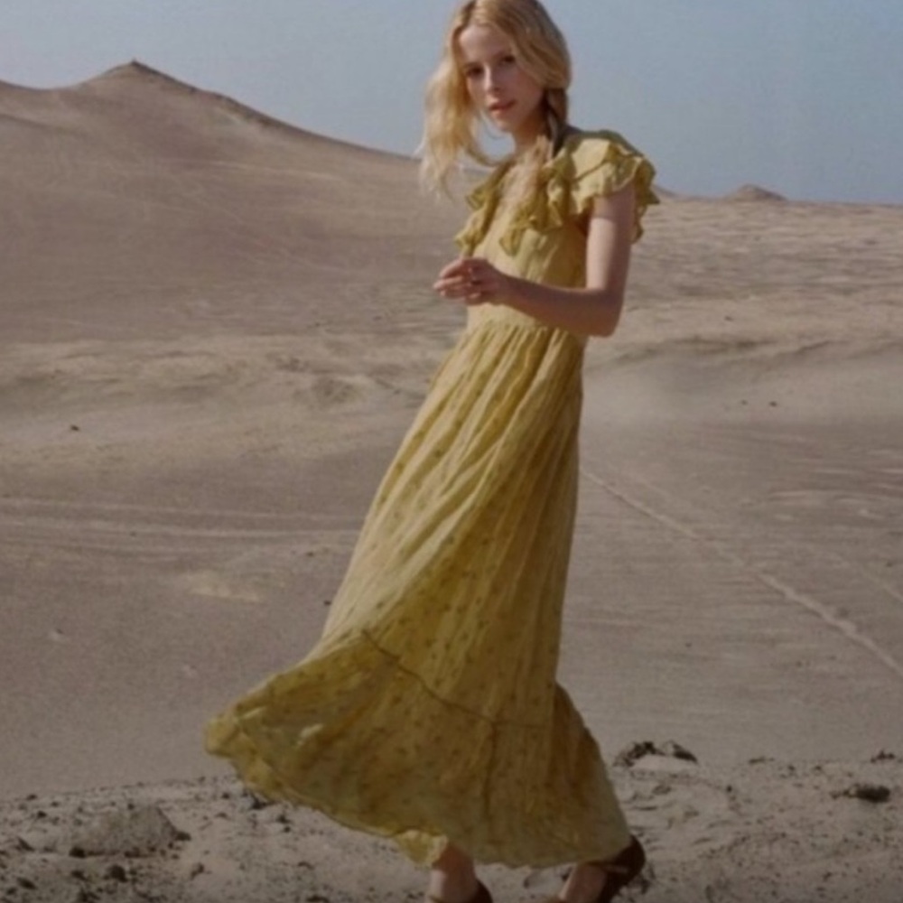 Doen Flora Dress in Adobe